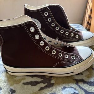 Converse brown hi top chuck taylor